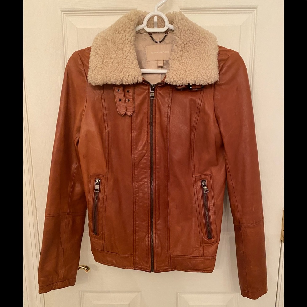 Banana Republic leather jacket
